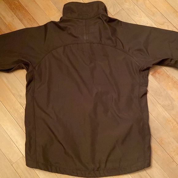 OLD NAVY Soft Shell Fleece Lined Chocolate Brown Spring/Fall Jacket - Picture 12 of 13